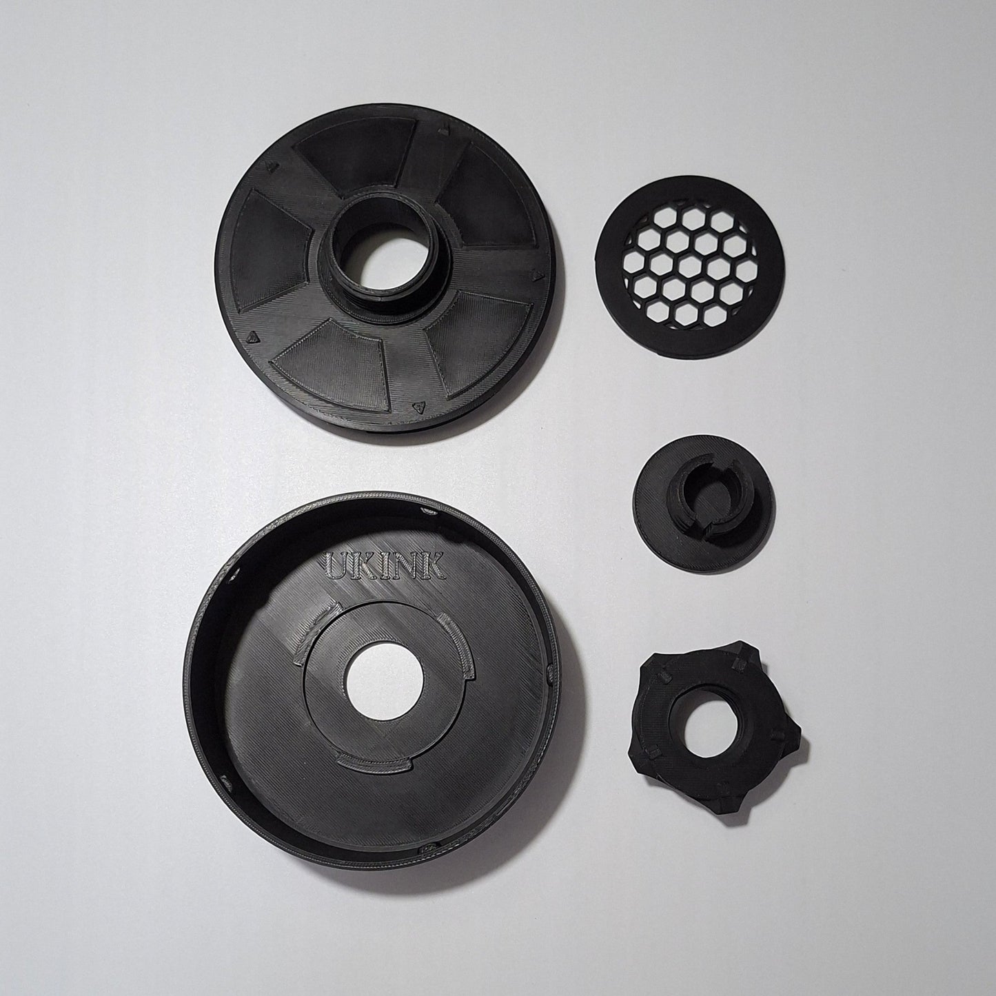 UKINK modularer M40 Gehäuse-Adapter mit Gehäuse, Einsätzen und Luftregulierer