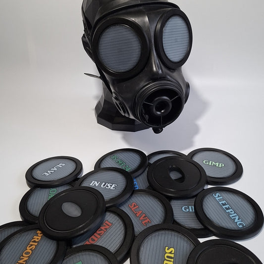 Personalisierte Abdeckkappen für S10 Gasmaske